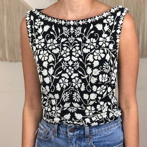 Vintage beaded top